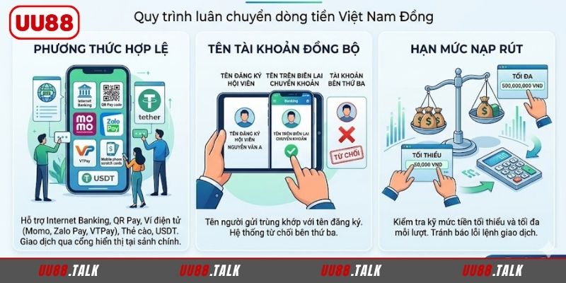 Điều khoản về giao dịch tại nền tảng UU88