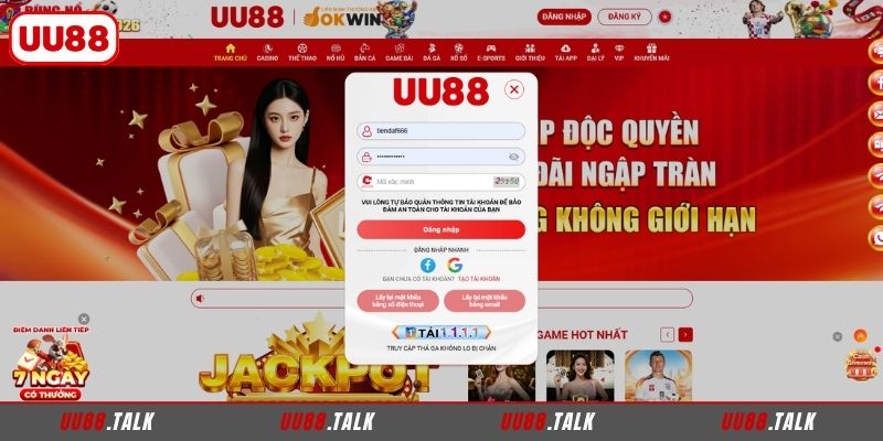 Quy trình từng bước đăng nhập UU88 nhanh chóng và chính xác